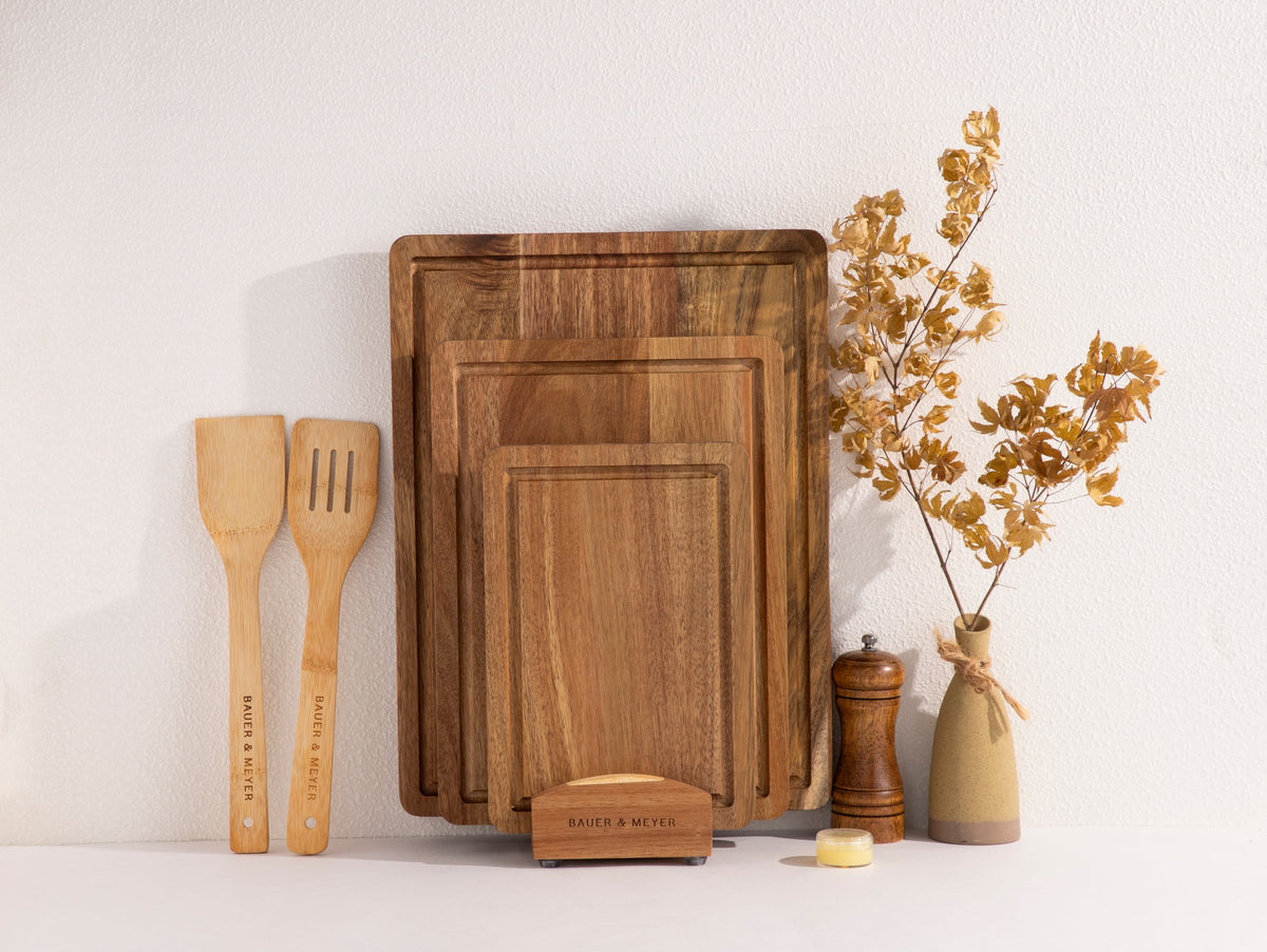 Signature Collection: Culina 7-delige acacia snijplankenset
